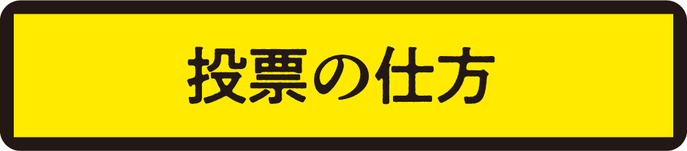 投票の仕方